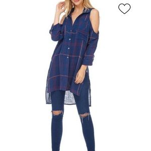 Anthropologie | Anama Plaid Top